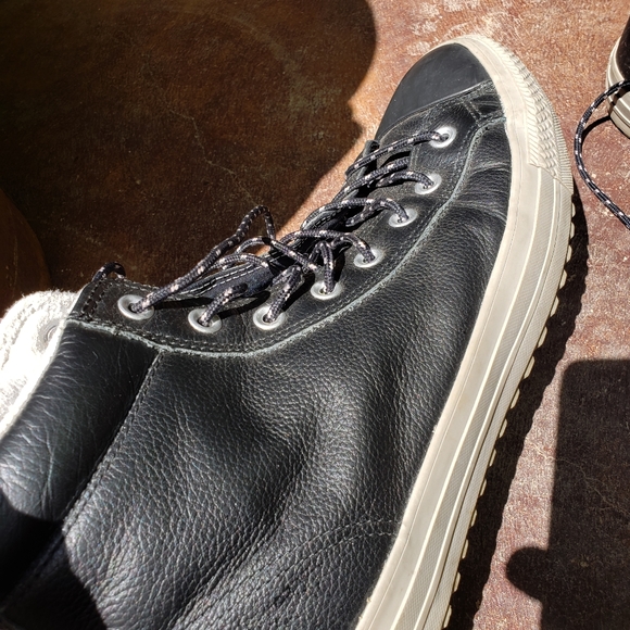 Mens leather converse high tops - Picture 5 of 5